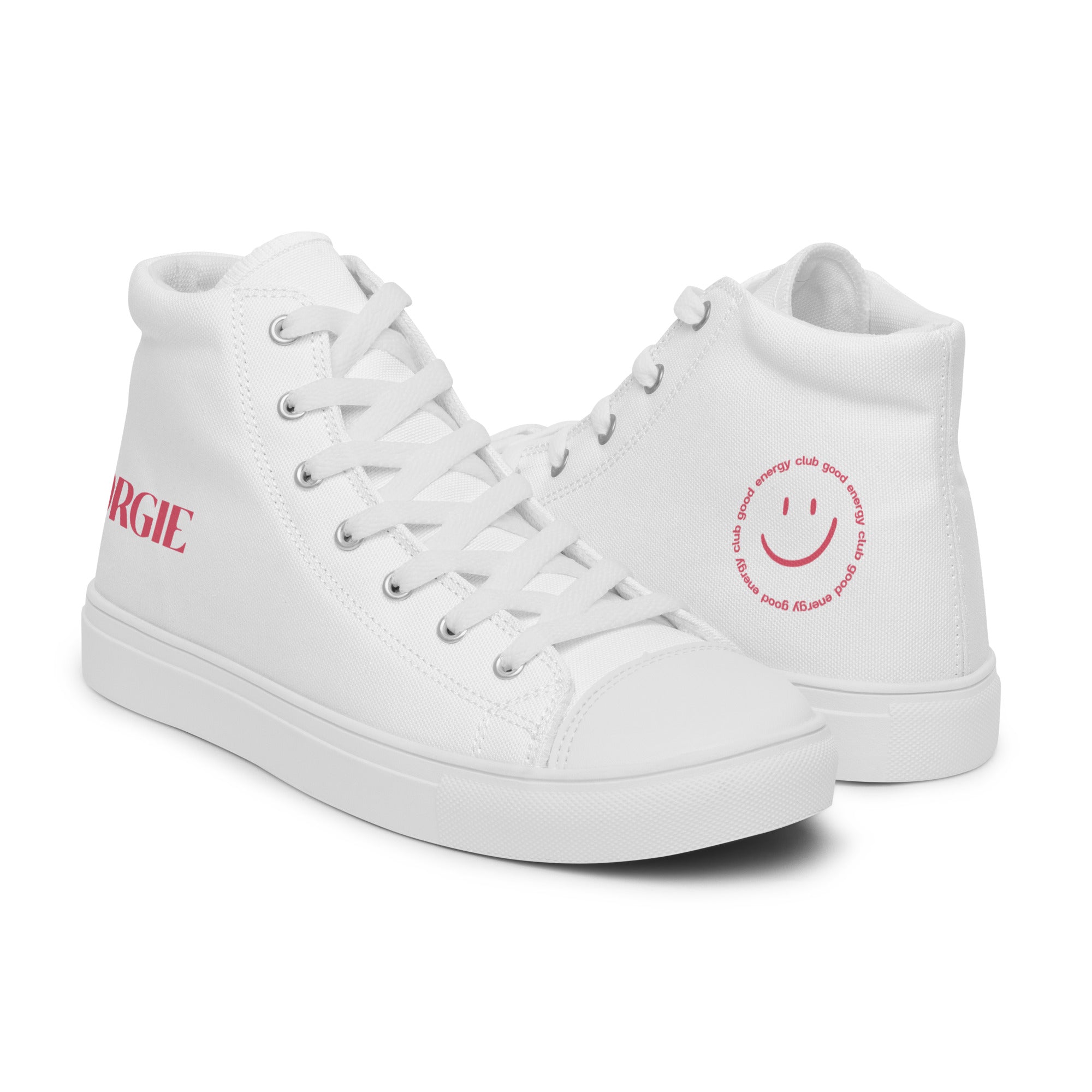 Women’s high top canvas shoes