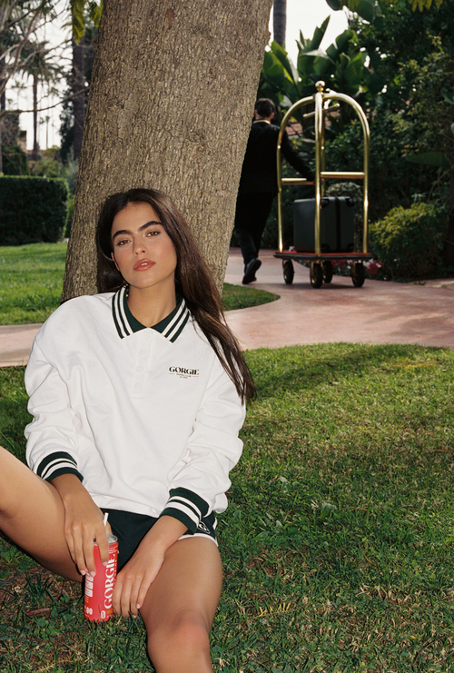 Polo Fleece Top